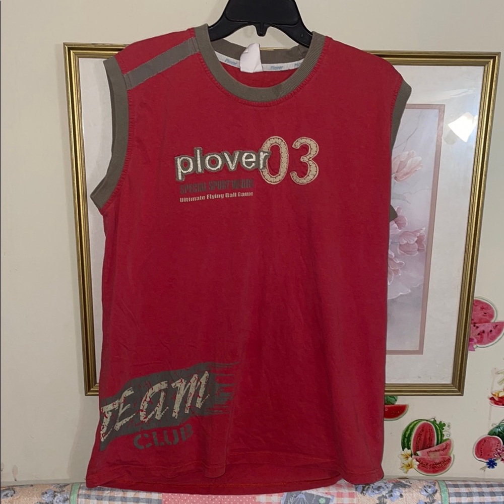 Love Red Short Sleeve Tee Casual Cotton Blend